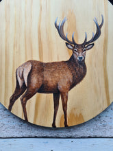 Wooden Cheese Board - Red Stag