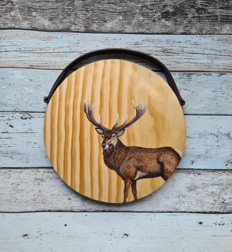 Wooden Cheese Board - Stag